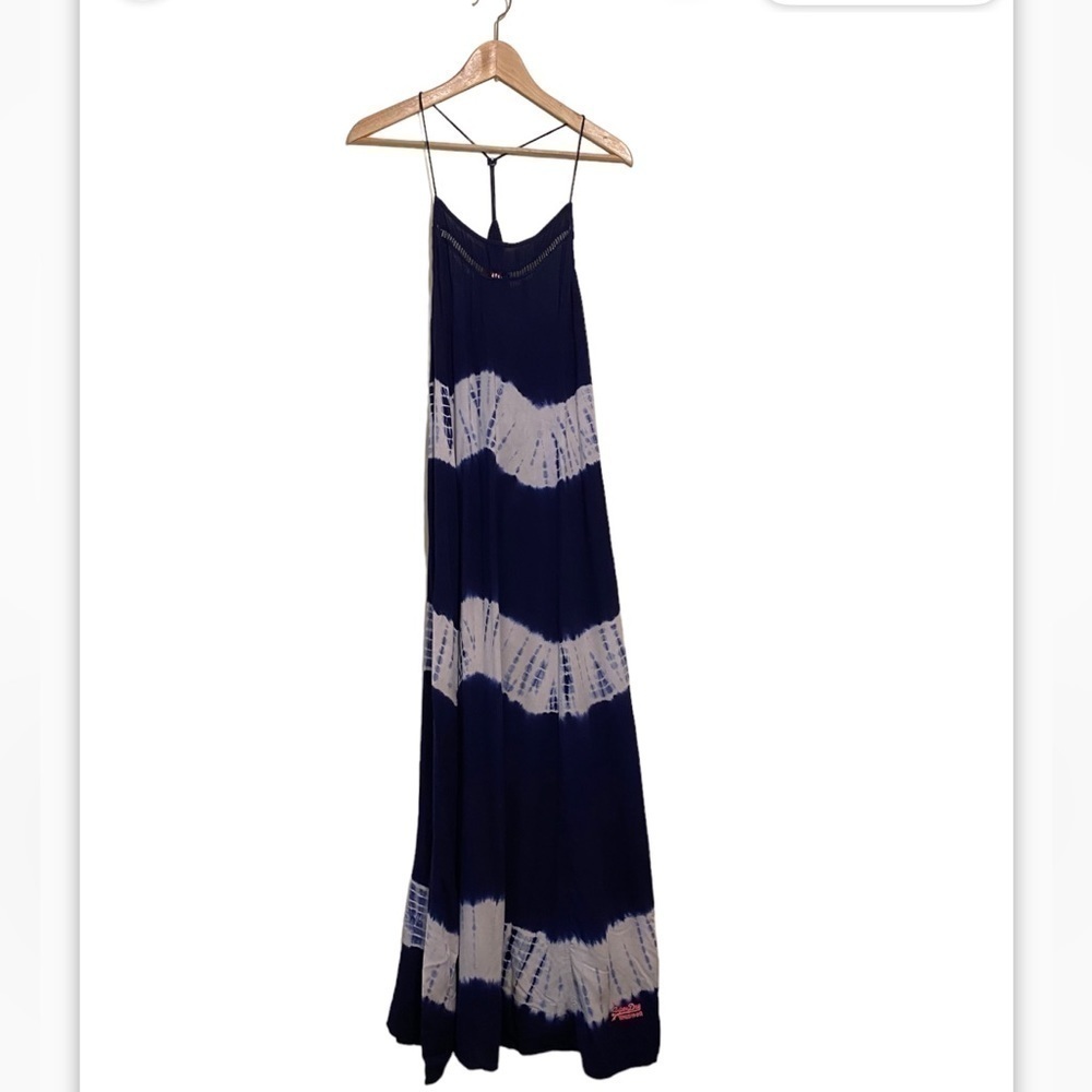 SUPERDRY 100% viscose tie dye summer dress. Size Xs.